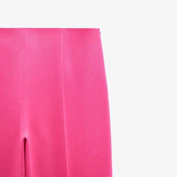 ZARA BLOGGERS FAV MINIMAL HIGH WAIST PANTS - Picture 12 of 12